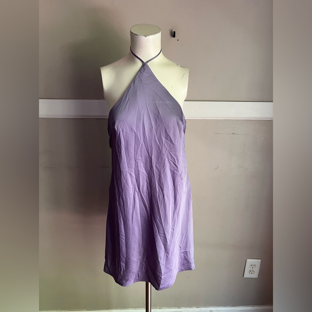 Forever 21 Lavender Halter Mini Dress